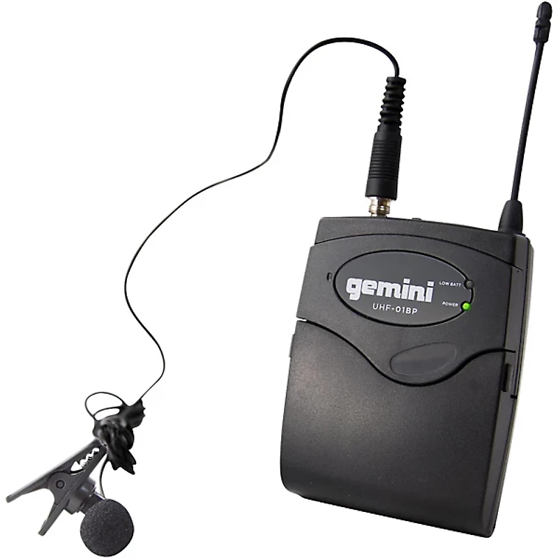 Gemini UHF-01HL Wireless Headset/Lavalier Combo System
