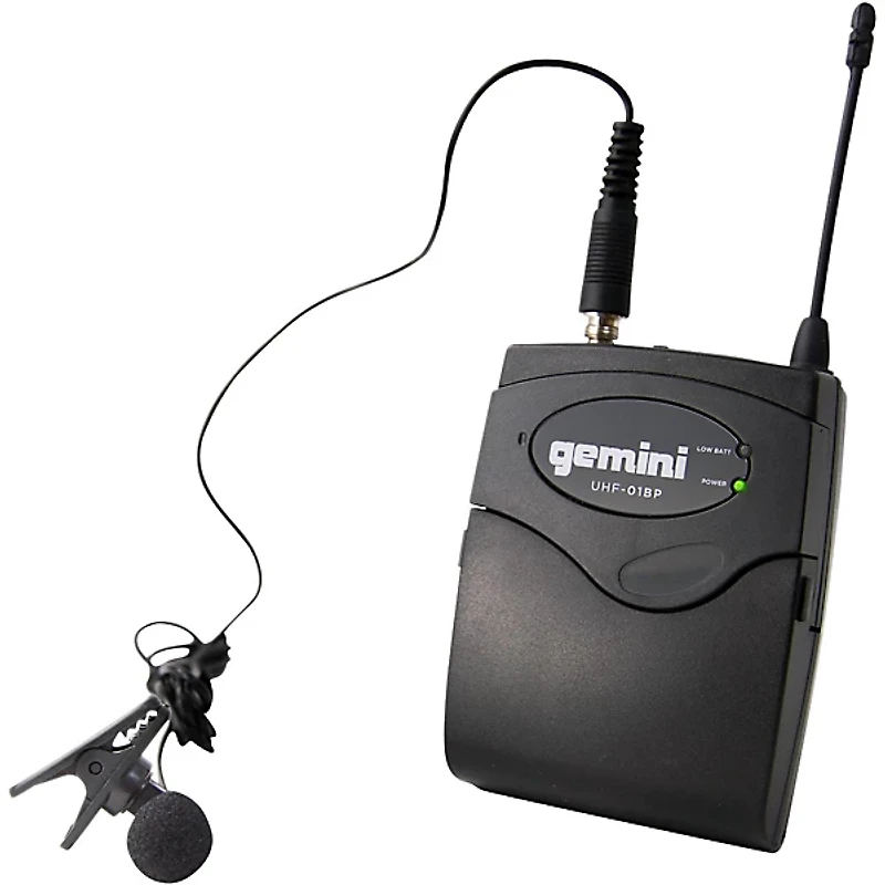 Gemini UHF-01HL Wireless Headset/Lavalier Combo System