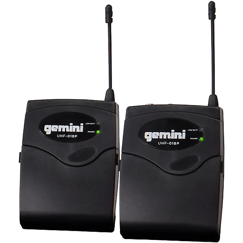 Gemini UHF-02HL 2-Channel Wireless Headset/Lavalier Combo System S12