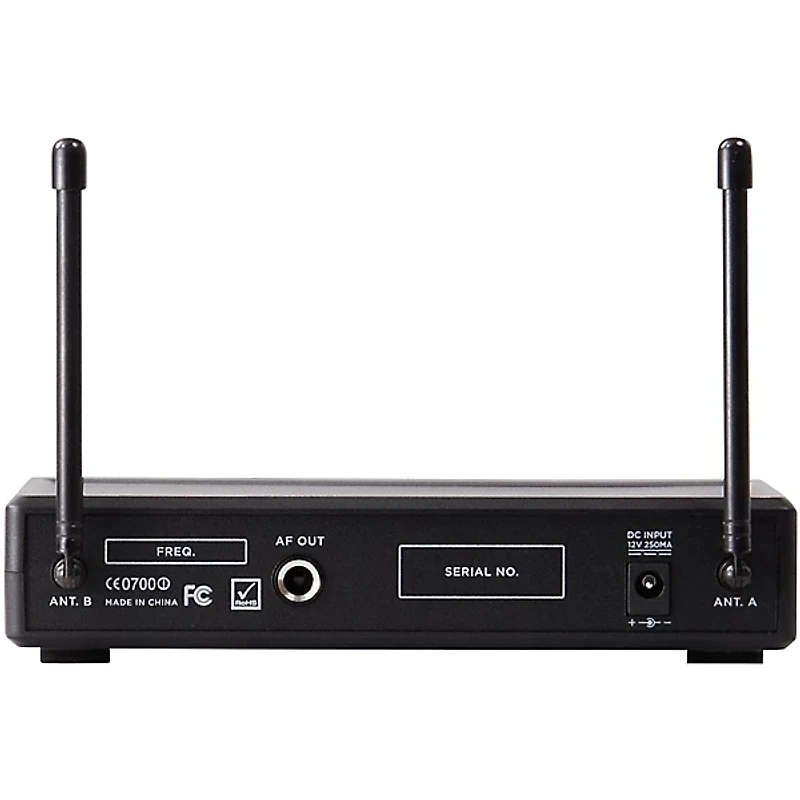 Gemini UHF-02M 2-Channel Wireless Handheld Microphone System, 517.6/521.5MHz