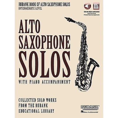 Hal Leonard Rubank Book of Alto Sax Solos