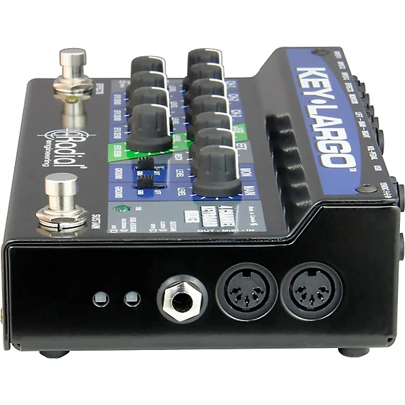 Radial Engineering Key-Largo Keyboard Mixer and Performance Pedal