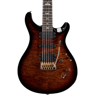 PRS 509 10 Top with Pattern Regular Neck Electric Guitar Black Gold Burst