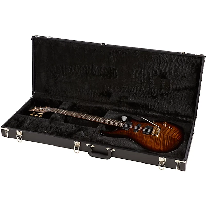 PRS 509 10 Top with Pattern Regular Neck Electric Guitar Black Gold Burst