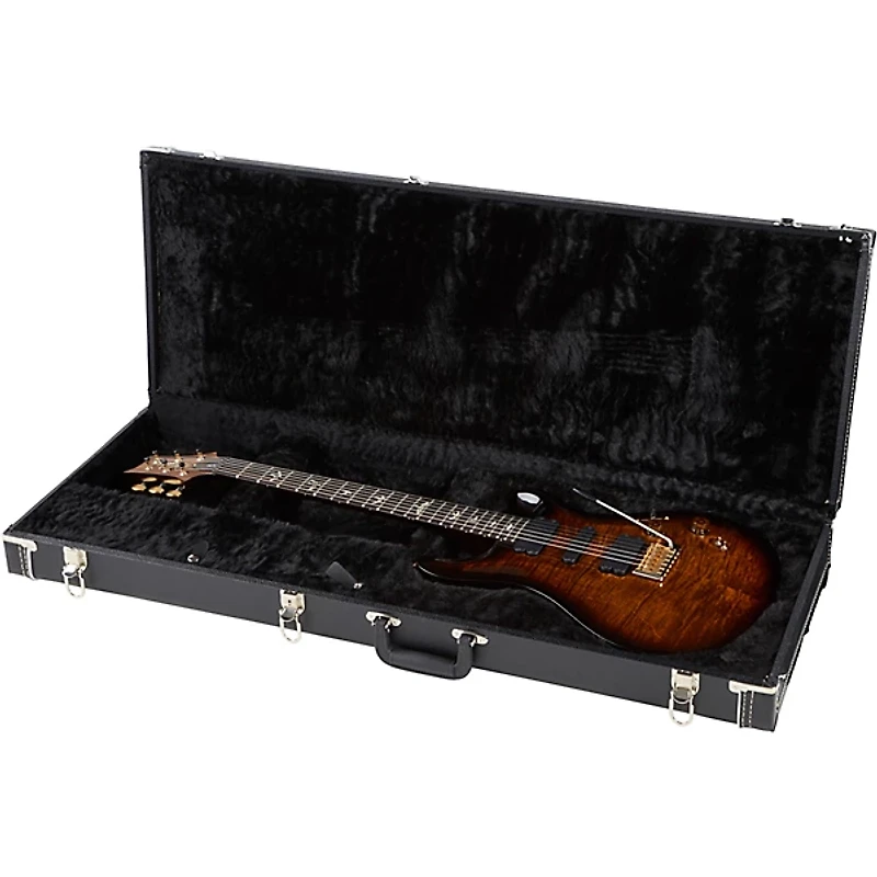 PRS 509 10 Top with Pattern Regular Neck Electric Guitar Black Gold Burst