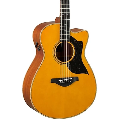 Yamaha AC5M A-Series Concert Acoustic-Electric Guitar Vintage Natural