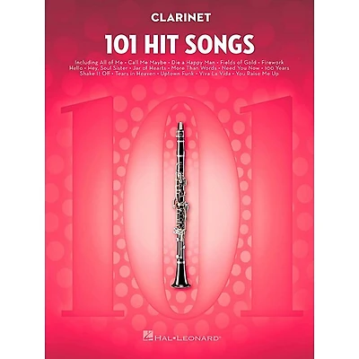 Hal Leonard 101 Hit Songs - Clarinet