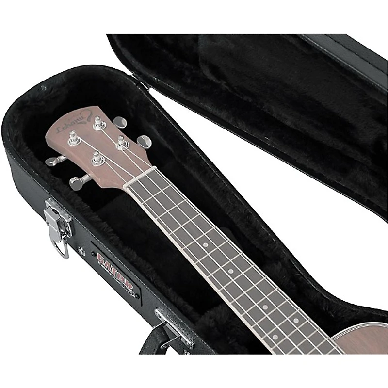 Gator Concert Ukulele Wood Acoustic Guitar Case Black