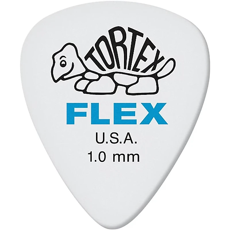 Dunlop Tortex Flex Standard Guitar Picks 1.0 mm 12 Pack