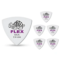 Dunlop Tortex Flex Triangle Guitar Picks 1.14 mm 6 Pack