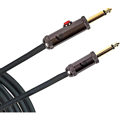 D'Addario Circuit Breaker Instrument Cable With Latching Cut-Off Switch