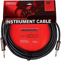 D'Addario Circuit Breaker Instrument Cable With Latching Cut-Off Switch