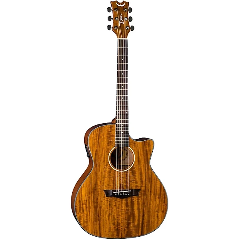 Dean AXS Exotic Koa Cutaway Acoustic-Electric Guitar Natural