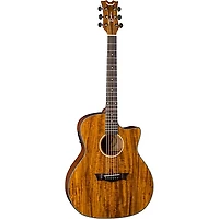 Dean AXS Exotic Koa Cutaway Acoustic-Electric Guitar Natural