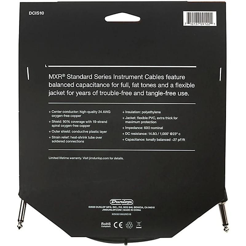 MXR Instrument Cable