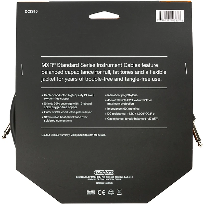 MXR Instrument Cable