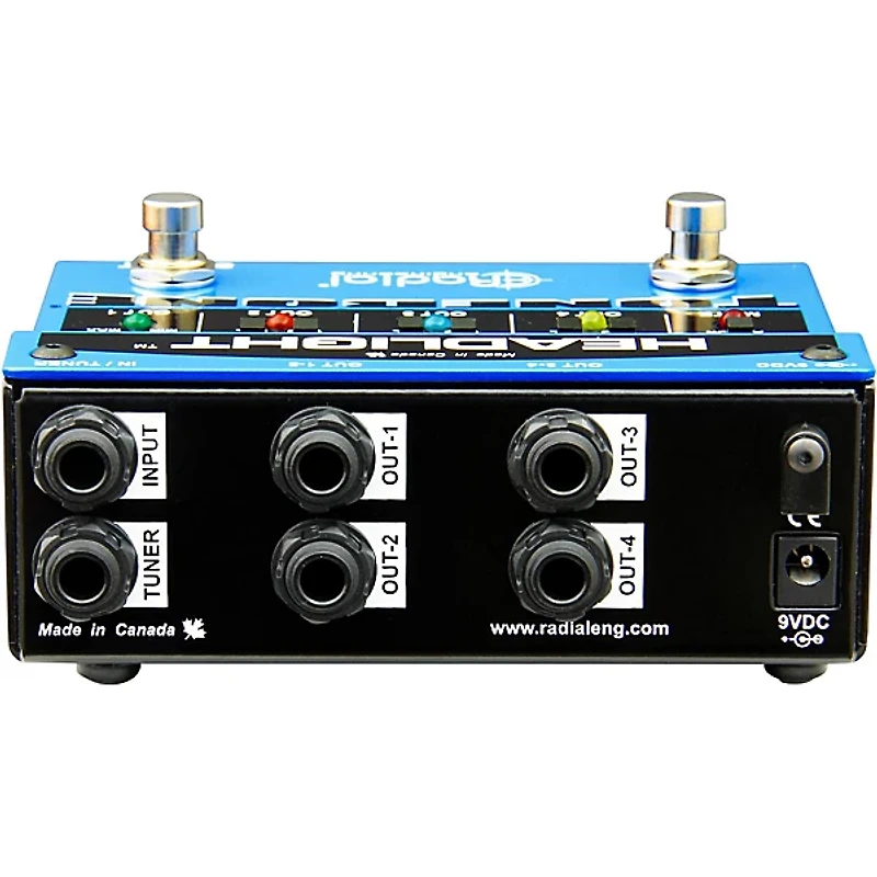 Radial Engineering Headlight Guitar Amp Selector Pedal