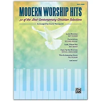 Alfred Modern Worship Hits Easy Piano Songbook