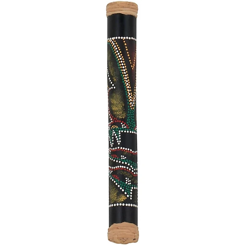 Pearl in. Bamboo Rainstick in Hand-Painted Hidden Spirit Finish