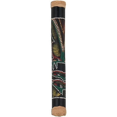 Pearl in. Bamboo Rainstick in Hand-Painted Hidden Spirit Finish