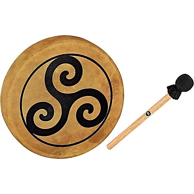MEINL Sonic Energy HOD15-TR 15" Native American-Style Hoop Drum, Triskele Symbol