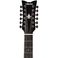 Schecter Guitar Research Orleans Studio 12-String Acoustic Guitar See-Thru Black