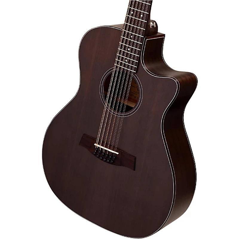 Schecter Guitar Research Orleans Studio 12-String Acoustic Guitar See-Thru Black