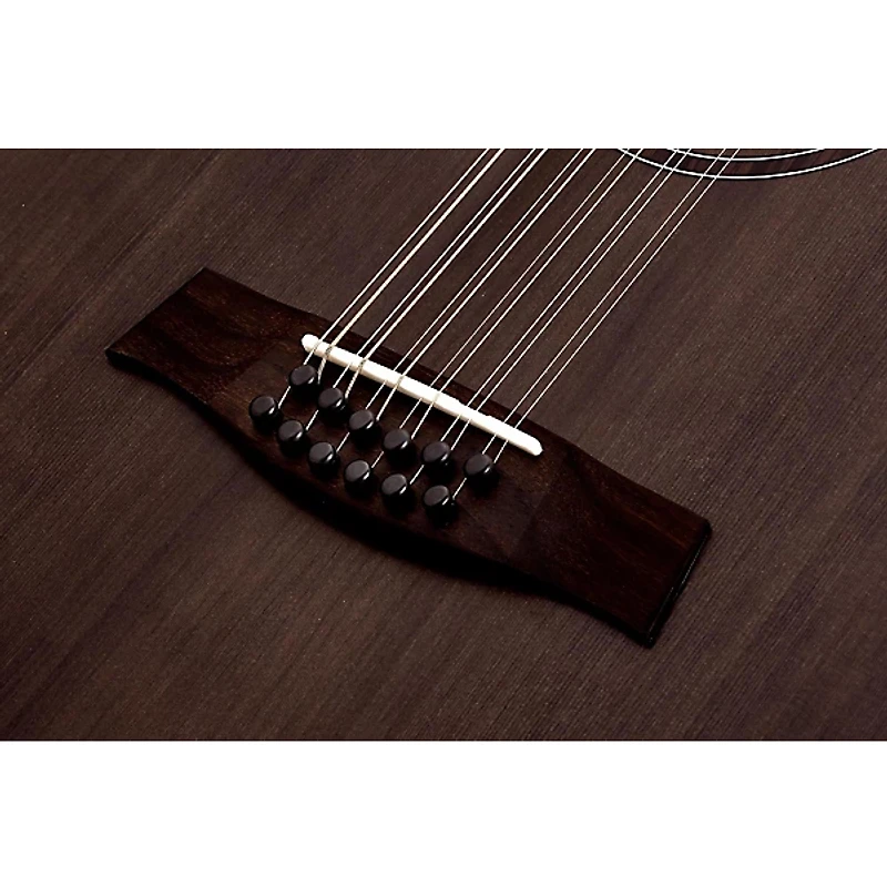 Schecter Guitar Research Orleans Studio 12-String Acoustic Guitar See-Thru Black