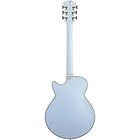 D'Angelico EX-SS Non-F Hole Deluxe Edition Hollowbody Electric Guitar Matte Powder Blue Tortoise Pickguard