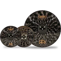 MEINL Classics Custom Dark Double Bonus Cymbal Set With Free Classics Custom Trash Crash and Ching Ring