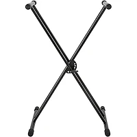 Musician's Gear KBX2 Double-Braced Keyboard Stand - Black