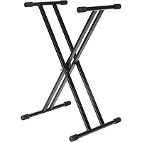 Musician's Gear KBX2 Double-Braced Keyboard Stand - Black