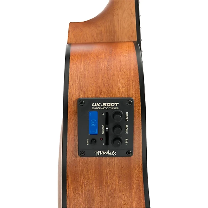 Mitchell MU50SE Acoustic-Electric Concert Ukulele With Solid Cedar Top Natural