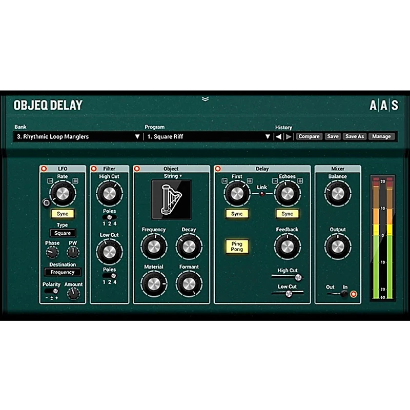 Applied Acoustics Systems Objeq Delay