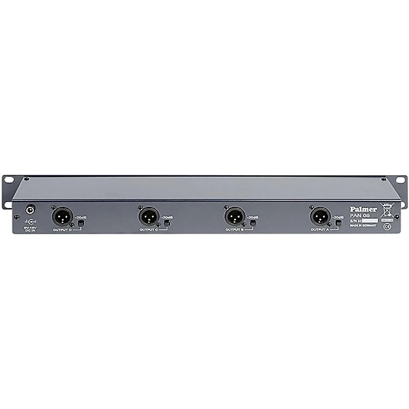 Palmer Audio Palmer Audio PAN 08 4 Channel Active Direct/Line Isolation Box