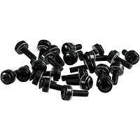 Gator GRW-SCRW025 25-Pack of Rack Screws with Washers, Black