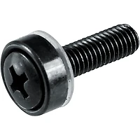 Gator GRW-SCRW025 25-Pack of Rack Screws with Washers, Black