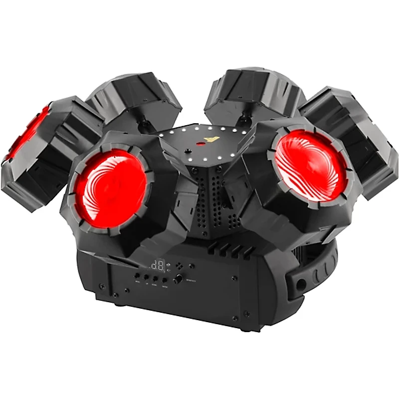 CHAUVET DJ Helicopter Q6 Multi Effect RGBW LED Beam, SMD Strobe and Laser with Rotating Base