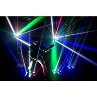 CHAUVET DJ Helicopter Q6 Multi Effect RGBW LED Beam, SMD Strobe and Laser with Rotating Base