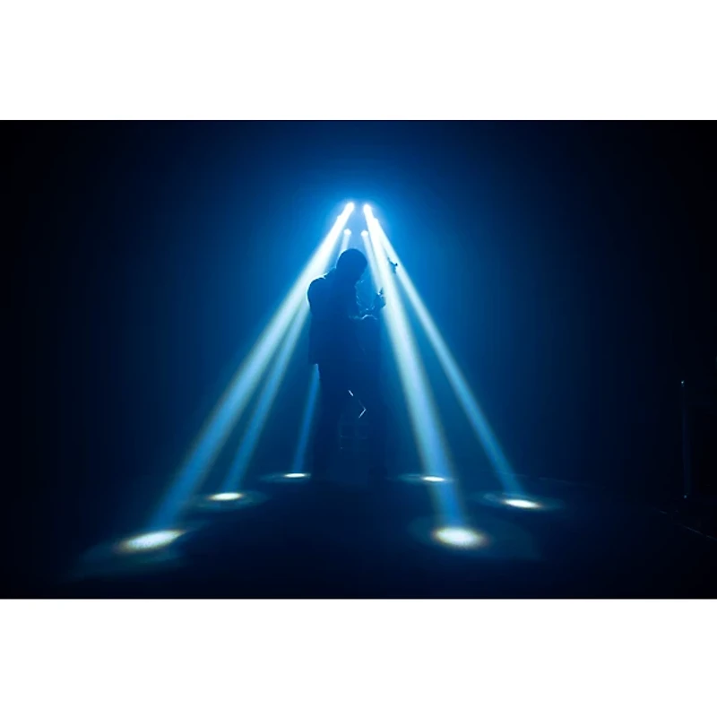 CHAUVET DJ Helicopter Q6 Multi Effect RGBW LED Beam, SMD Strobe and Laser with Rotating Base