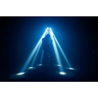 CHAUVET DJ Helicopter Q6 Multi Effect RGBW LED Beam, SMD Strobe and Laser with Rotating Base