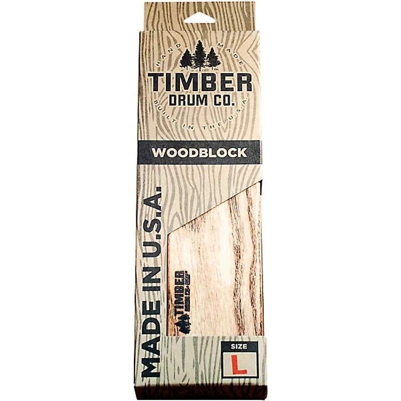 Timber Drum Company Solid American Hardwood Wood Block