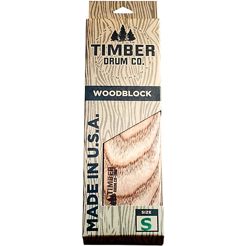 Timber Drum Company Solid American Hardwood Wood Block