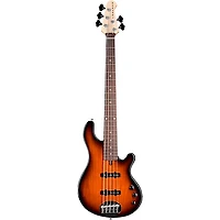 Lakland Classic 55 Dual J Rosewood Fretboard 5-String Electric Bass Guitar Tobacco Sunburst
