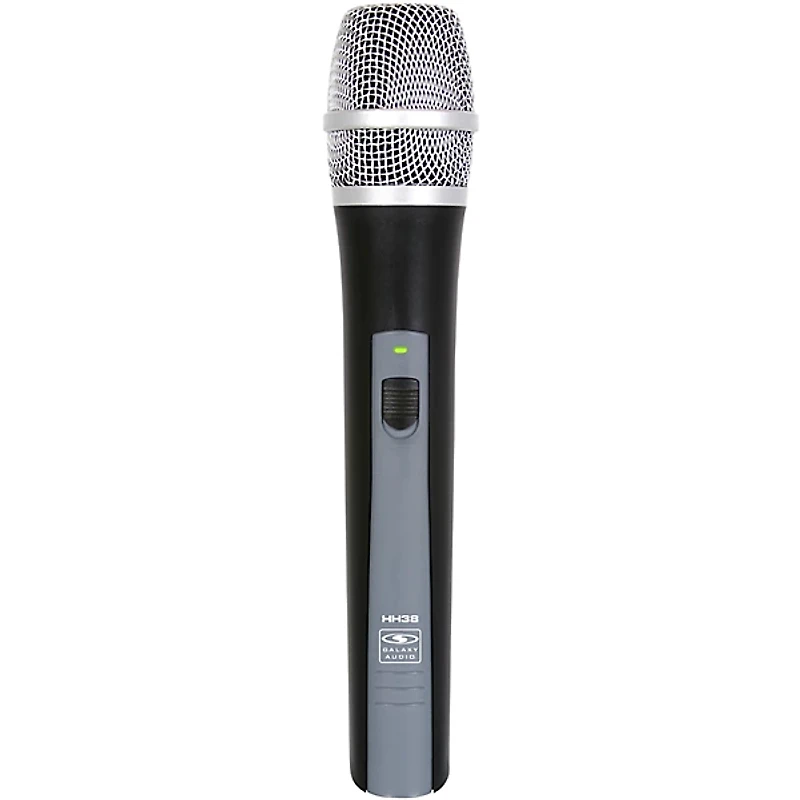 Galaxy Audio EDXR/HH38N Dual-Channel Wireless Microphone System Includes the EDXR Receiver and 2 HH38 Handheld Transmitters Frequency CODE N 518-542 MHz