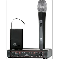 Galaxy Audio EDXR/HHBPS Dual-Channel Wireless Handheld and Headset System