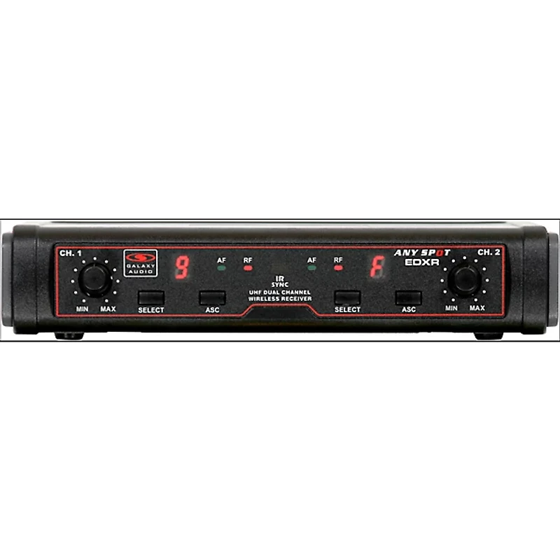 Galaxy Audio EDXR/HHBPS Dual-Channel Wireless Handheld and Headset System