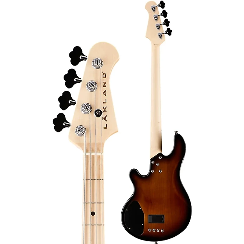 Lakland Classic 44-14 Maple Fretboard Electric Bass Guitar Tobacco Sunburst