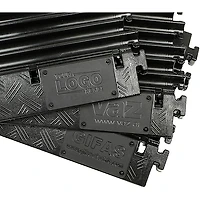 Defender Defender 85150BLK Defender "NANO" Cable Protector / 6-channel / Indoor-Outdoor / BLACK 3 ft. Black