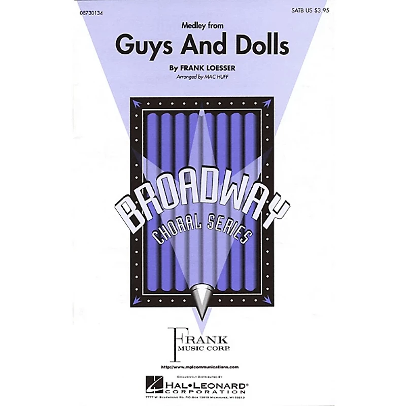 Hal Leonard Guys and Dolls (Medley) SATB arranged by Mac Huff